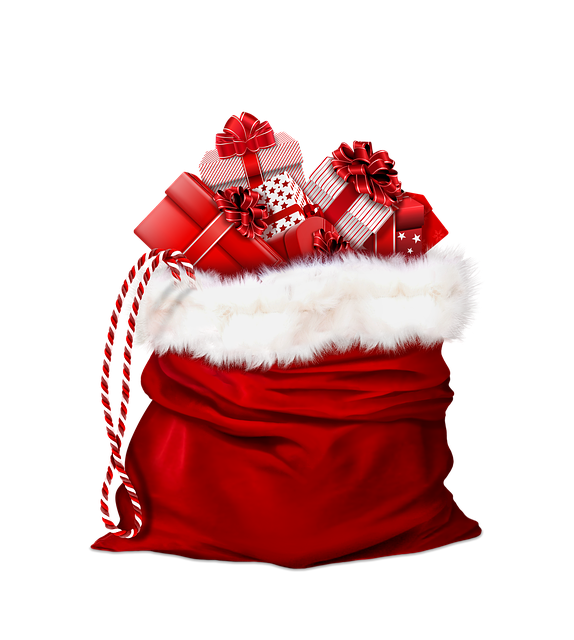 Santa's sack is overflowing