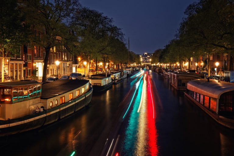 Amsterdam Canal - Night